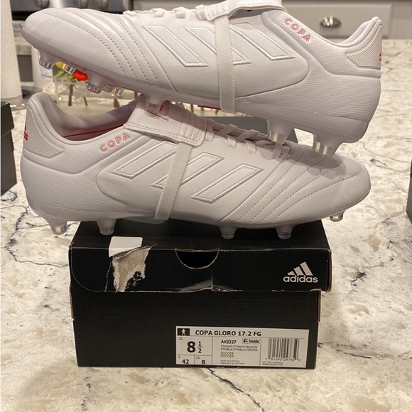 ADIDAS COPA GLORO 20.2 CLEATS WHITE in 7.5M Black 4 pairsSZ 8M 2 pairs in SZ 8.5 - Picture 2 of 7